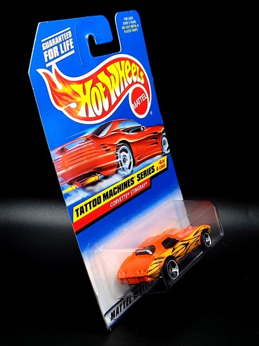 Hot Wheels Tattoo Machines Corvette Stingray 1997 Nummer 688 Die Cast Auto 18770 - Bild 4 von 6