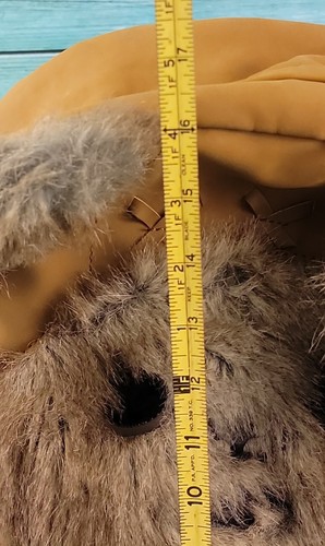 🔥LOUNGEFLY Star Wars EWOK zaino ritirato pelliccia sintetica scamosciata fuori produzione, raro🔥 - Foto 7 di 12