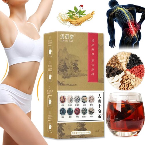 Ginseng ten treasure tea , Kidney tea ,liver tea , red date tea , kidney health - Picture 2 of 16