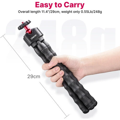 Ulanzi SmartPhone Filmmakers Kit 2 | Flexible Tripod/Light/Phone Mount - Picture 6 of 9