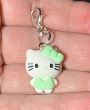 Hello Kitty Charm Zipper Pull  Keychain Add On Clip 