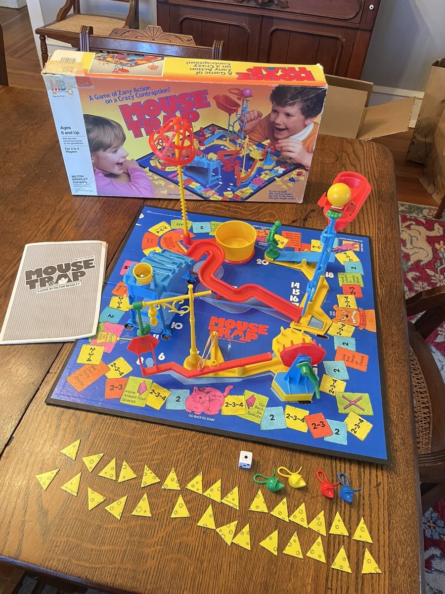 Mouse Trap Board Game Working 1986 Milton Bradley Rube Goldberg
