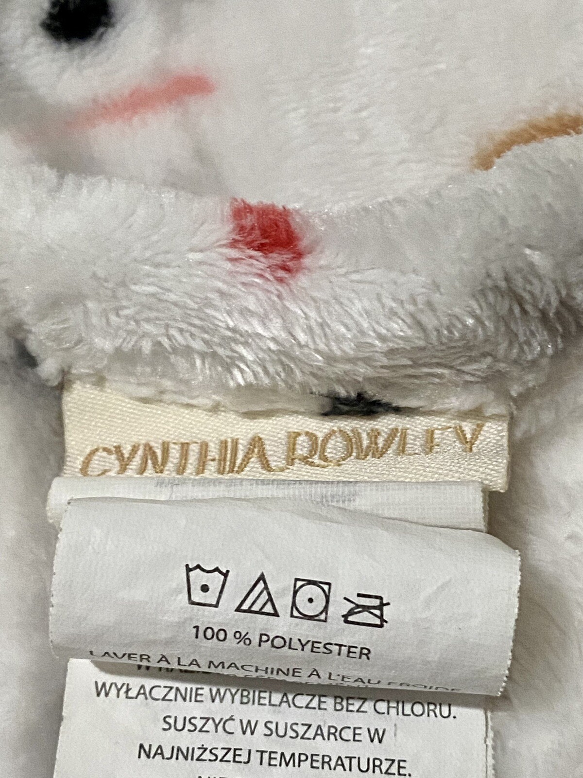 Cynthia Rowley Love Dogs Throw Blanket Micro Fleece Pink Hearts White 60X68” eBay