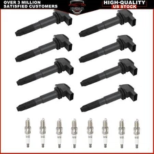8x 4Pins Ignition Coils UF-563 For Porsche Cayenne 2003-2006 V8 4.5L 94860210401