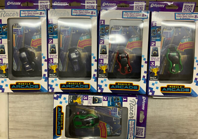   Odyssey Virtual Racer  Lot Of 5,   Green,red And Blue,