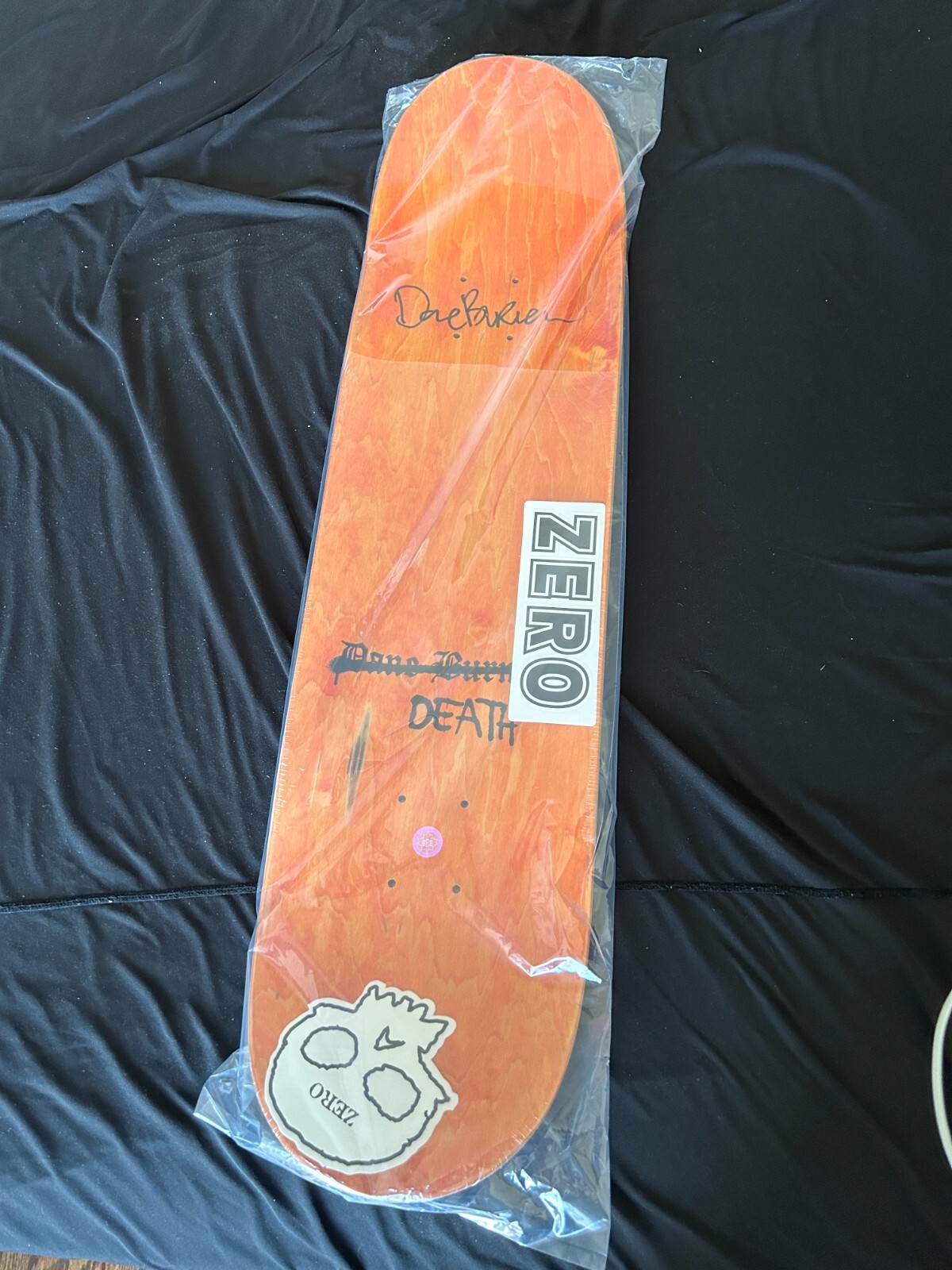 Zero Skateboards Dane Burman &ldquo;Dane Burman vs. Death&rdquo; 8/25&rdquo; Autographed /100 (len