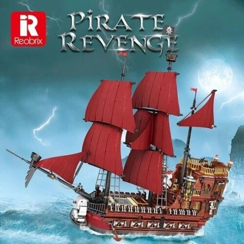 Reobrix Caribbean Pirate Ship Building DIY Model kit Building