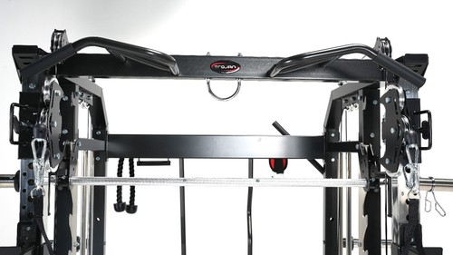 All in One Trainer 90XPRO Smith Functional Trainer 1:1 & 2:1 Cable Ratio Jame... - Picture 6 of 10