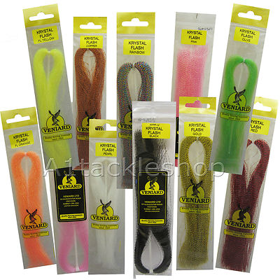 Veniard Fly Tying Krystal Crystal Flash Fibre for Trout & Salmon Flies