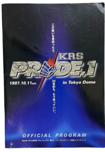 Rickson Gracie Program PRIDE FC 1, 4 VALE TUDO JAPAN OPEN Colosseum 2000 - Picture 2 of 37