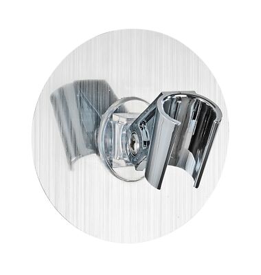 WENKO Duschkopfhalterung Osimo Static-Loc ohne Schrauben Bohren verchromt