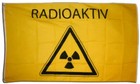 Fahne Radioaktiv Flagge Radioactive Hissflagge 90x150cm