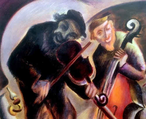 LITOGRAFÍA 1932 Firmada Rusa Ryback Judía Vanguardia Shtetl KLEZMER Judaica - Imagen 9 de 14