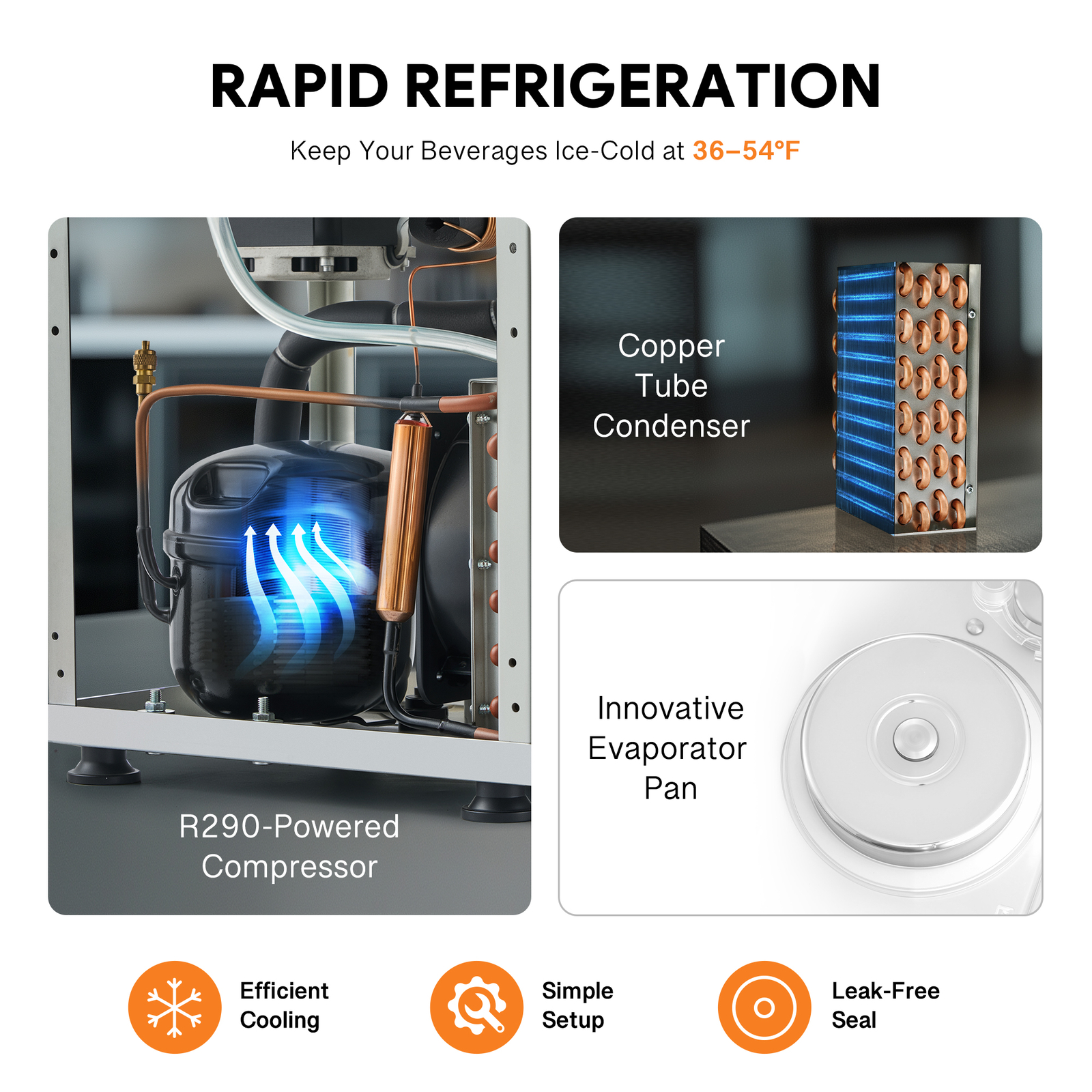 18L Commercial Juice Dispenser 4.8 Gallon Cold Beverage Drink Dispenser Machine