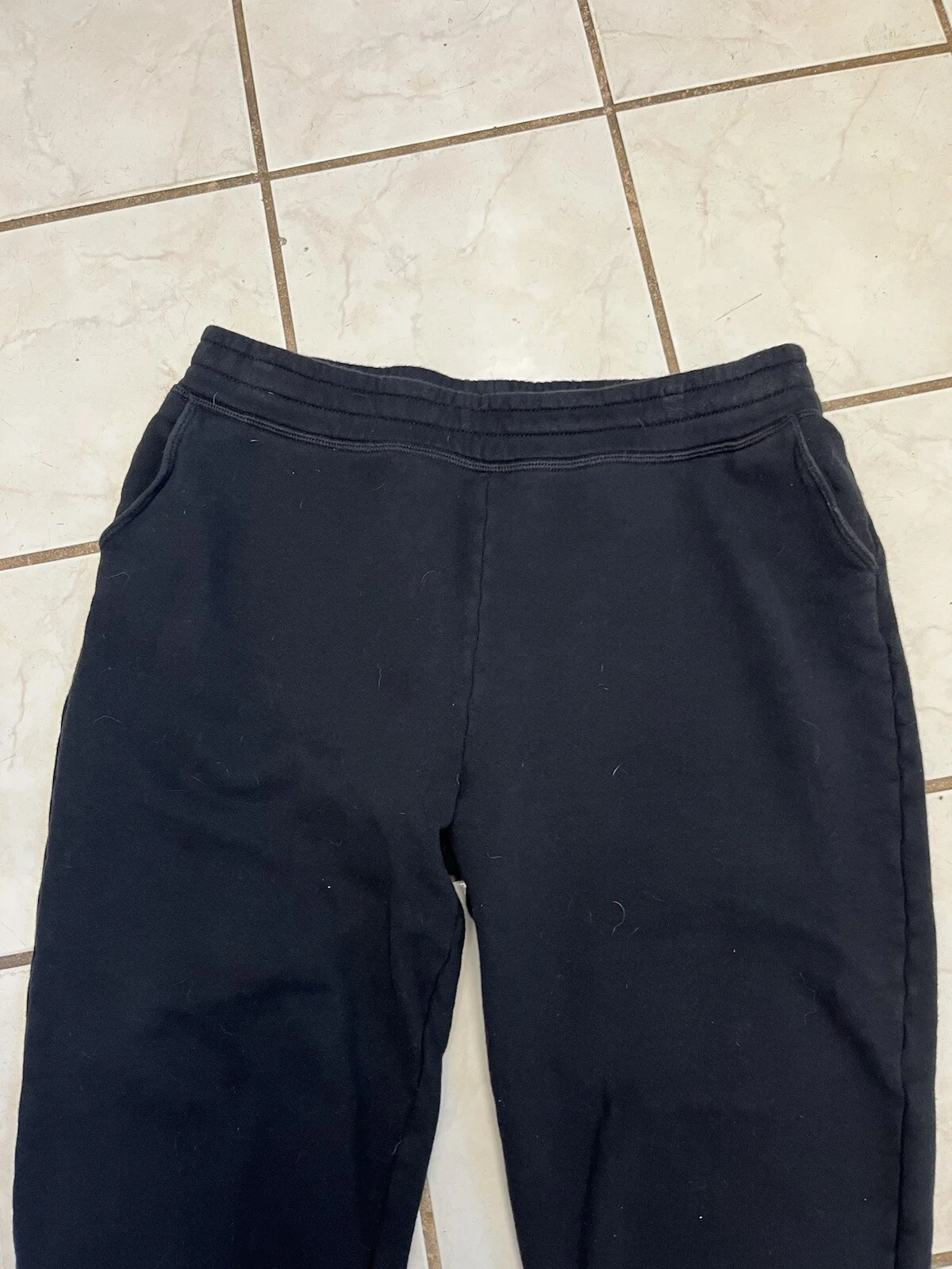 beyond-yoga pull on french terry cotton knit sweatpants