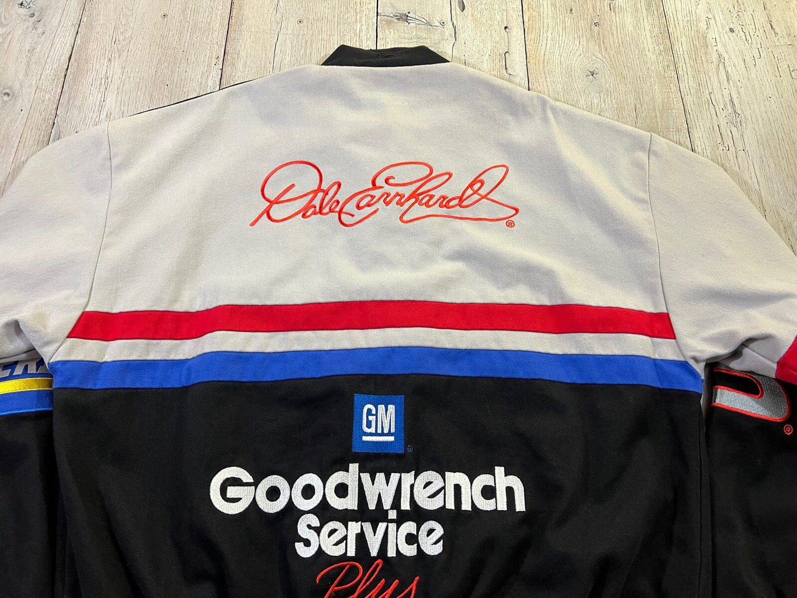 Vintage Dale Earnhardt Goodwrench Racing Jacket Gray … Gem