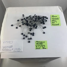 Panasonic Varistor V7390 Black 8mm 100pcs Electronics PCB Board Computer G#1052A