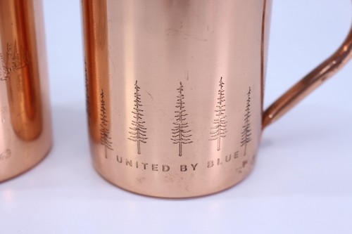 LOTE CONJUNTO TAZA COLECCIÓN COBRE United By Blue 14 oz esmalte soldado a mano interior - Imagen 3 de 9