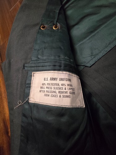 US Army Vietnam Era Green Service Dress Uniform 307th Engineering Presidential - Picture 15 of 16