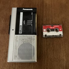 Vintage Used Panasonic Model RN-108 Microcassette Recorder 2 Speed Working