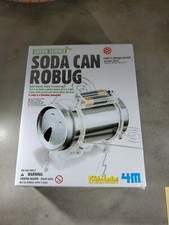 GREEN SCIENCE SODA CAN ROBUG - BUILD A ROBOT KIDZ LABS SCIENCE KIT TOYSMITH 4M