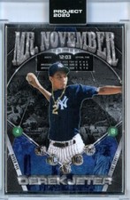 TOPPS PROJECT 2020 DEREK JETER BY BALLER ARTIST PROOF AP 2/20 Silver Frame #132