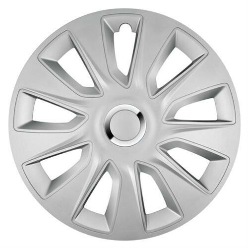 Set Kit 4 copricerchi 13'' in ABS vernice doppio strato Stratos RC Silver