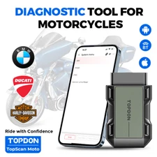 2025 TOPDON OBD2 Motorcycle Diagnostic Scanner Code Reader for BMW DUCATI HARLEY