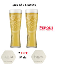 Peroni Pint Glass (2Pcs) (Round Base) Peroni Glasses Peroni Glass Peroni Glass