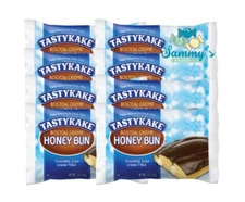 Tastykake Boston Creme Honey Buns 8 Buns