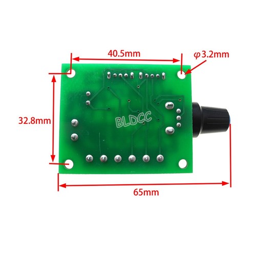 Brushless DC Motor BLDC Speed Controller 8V-26V High-Frequency 20kHz PWM Signal - Picture 6 of 7