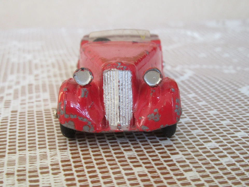 949Z Vintage 1946 Dinky 38B England Sunbeam Talbot SPORTS Car Red 1:43 Meccano - Image 2 of 4