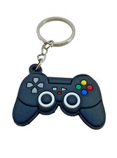 PlayStation 3 Controller Keyring Rubber Sony PS3 Key Chain Gamer Gift