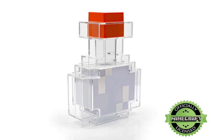 Minecraft Color Changing Potion Bottle Touch LED Light 8 Color Changes