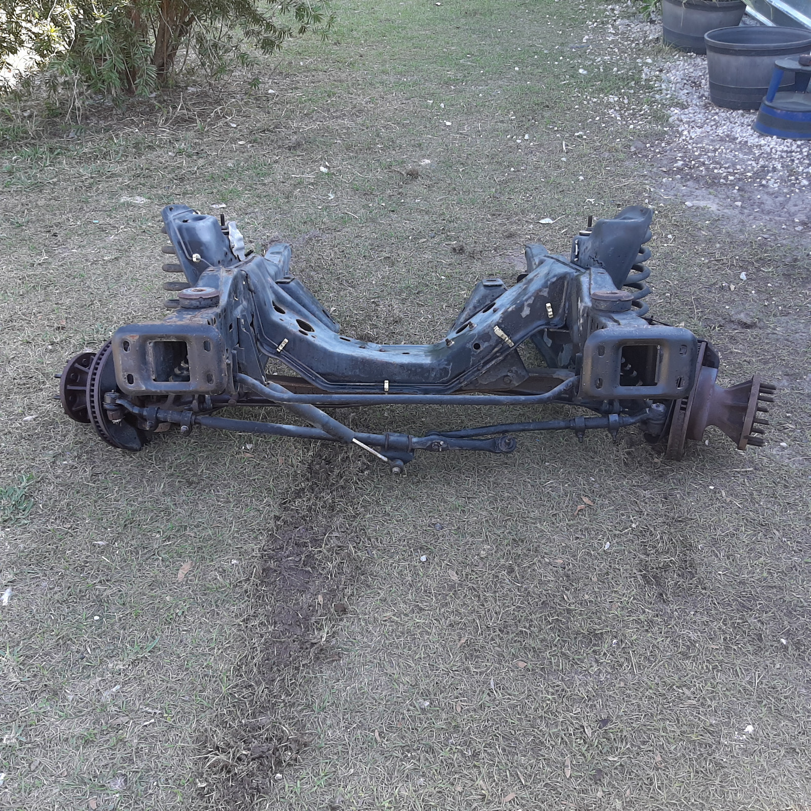 0814 Ford Econoline E450 COMPLETE Twin IBeam Front Suspension w Frame Horns eBay