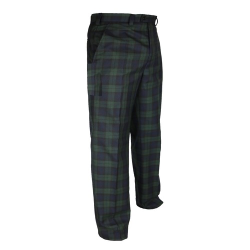 Mens Tartan Check BlackWatch Formal 
