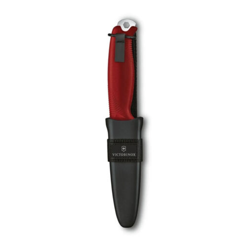 Victorinox Venture Fixed Blade Knife W/ Sheath & Belt Carry Loop Red - Picture 4 of 9