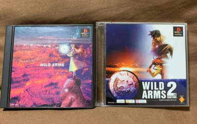 Jeu PS1 Jap Wild Arms - Version Japonaise - État Très Bon - Jeu Complet Avec Boîte Et Notice