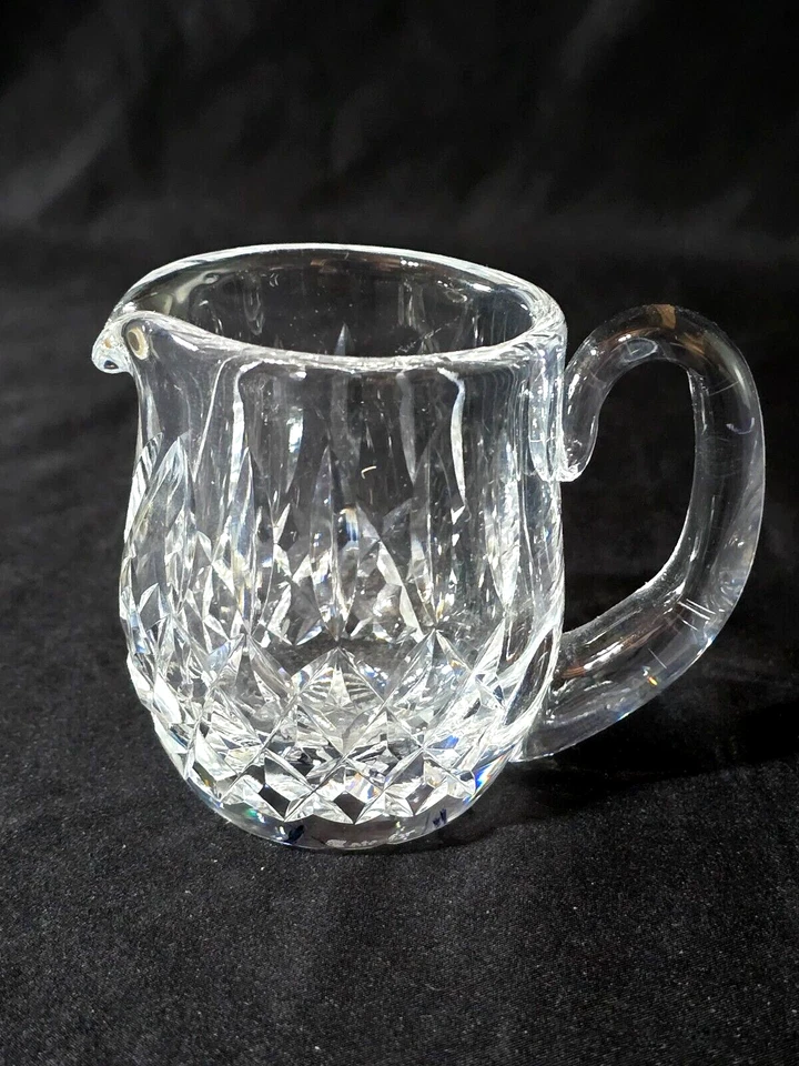 Crema y azucarero abierto Waterford Crystal vintage KERRY (tallo de bola antiguo) Foto 3 de 4