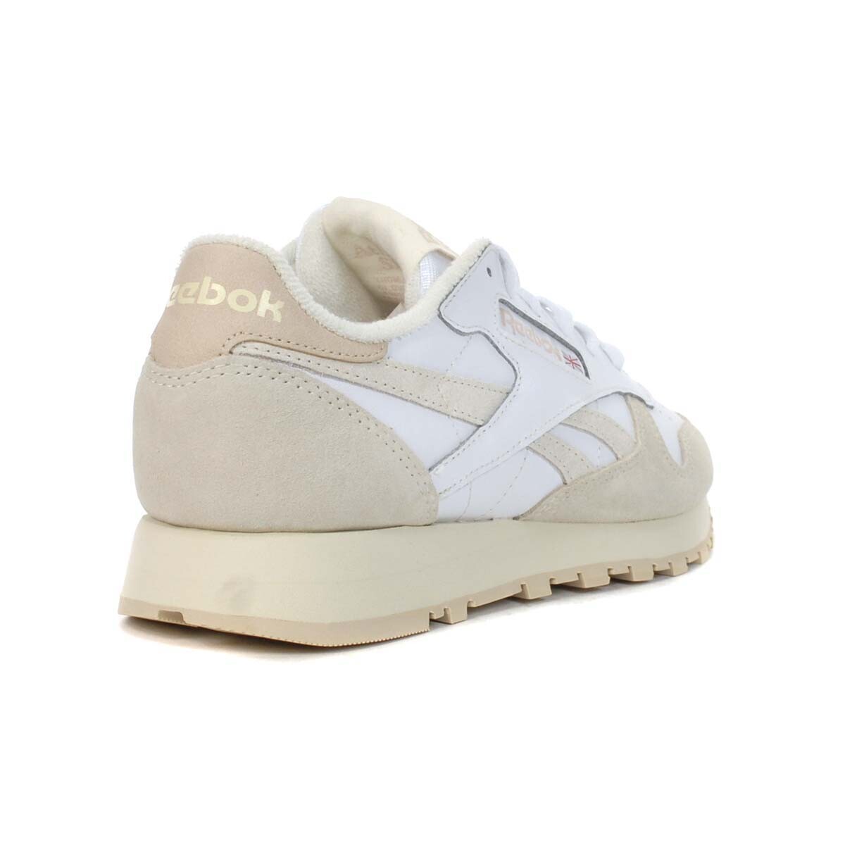 【中古】 Classic Rock 3 ClassicRock Series Reebok Men's Classic Leather White/Grey Sneakers 100032772
