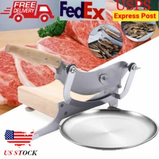 Meat Slicer Commercial Blade Biltong Cut Jerky Deli Cheese Food Cutter Kitchen