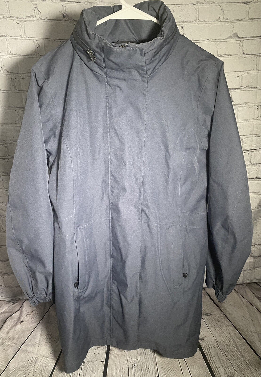 Swisstech Grey Soft-shell Polyester Full Zip Up H… - image 8