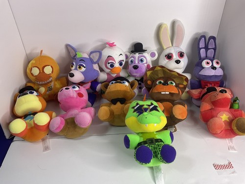 FNAF Five Nights at Freddy's Lot of 12 Plush Toys Collection Read All Some Rare