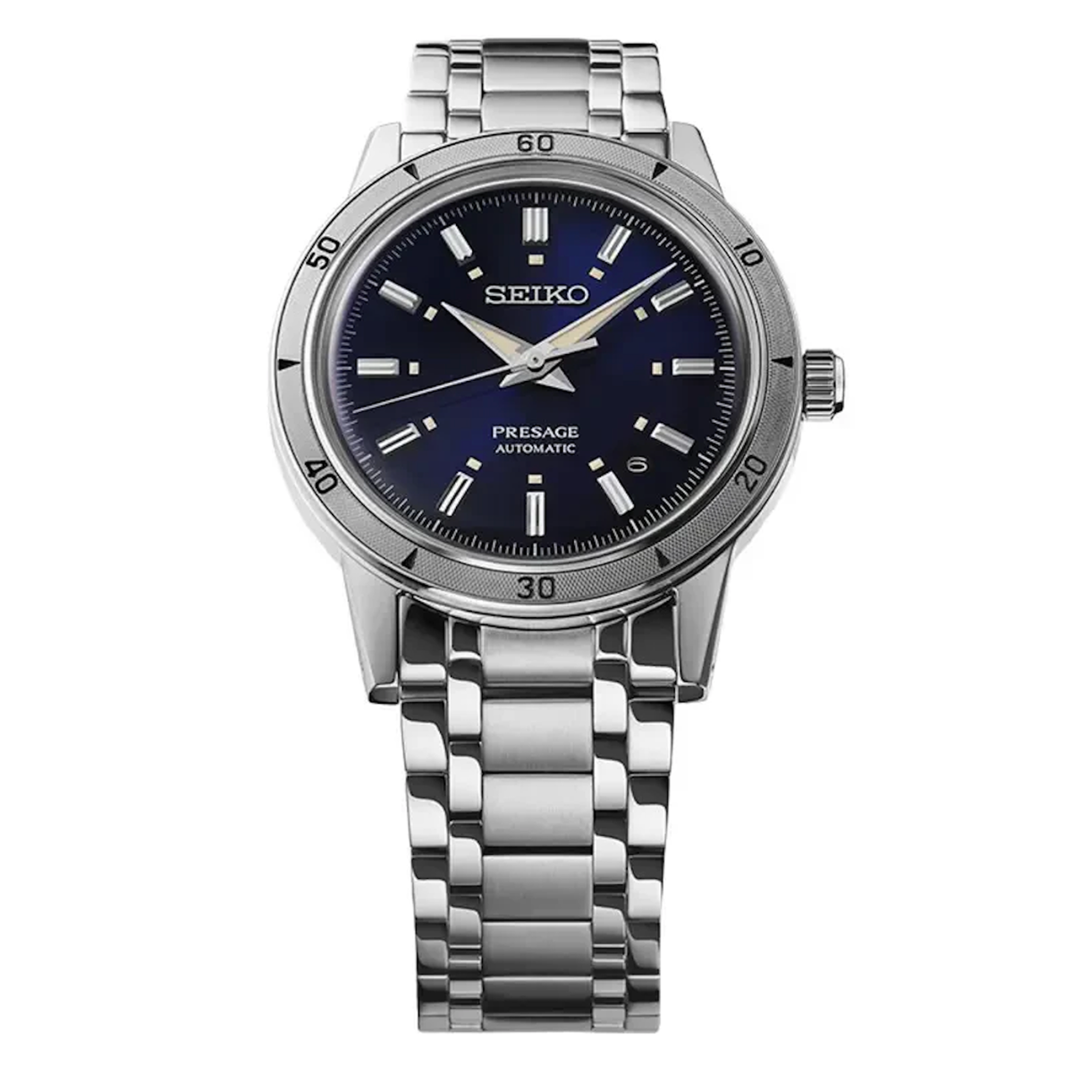 Orologio Seiko Presage Automatico 60 Style Quadrante Blu SRPL07J1
