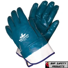 MCR SAFETY MEMPHIS 9761 PREDATOR FULLY COATED NITRILE WORK GLOVES LARGE (1 PAIR)