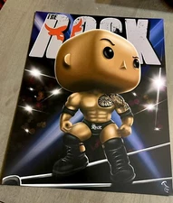 The Rock Wwe funko Style Print