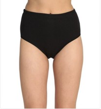 6-Pack Panties Women's Underwear Breathable 100 Cotton All Black