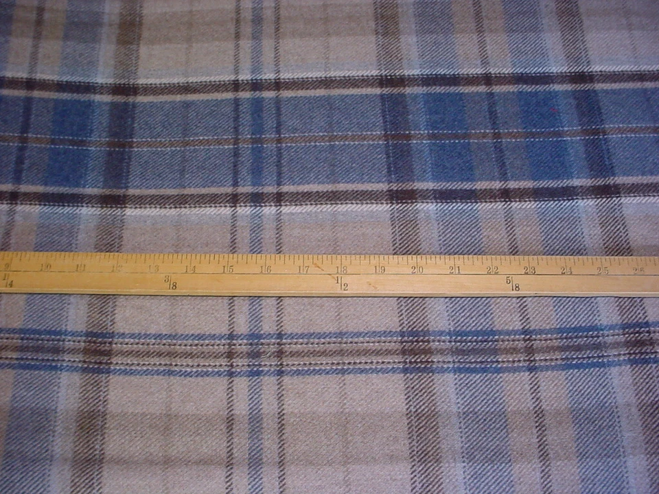 Zoffany Sanderson 233240 Indigo / Stone Wool Blend Drapery Upholstery Fabric - Image 3 of 3