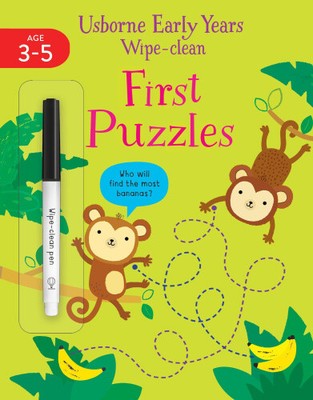 Early Years Wipe-Clean First Puzzles (Usborne Early Years Wipe-clean)