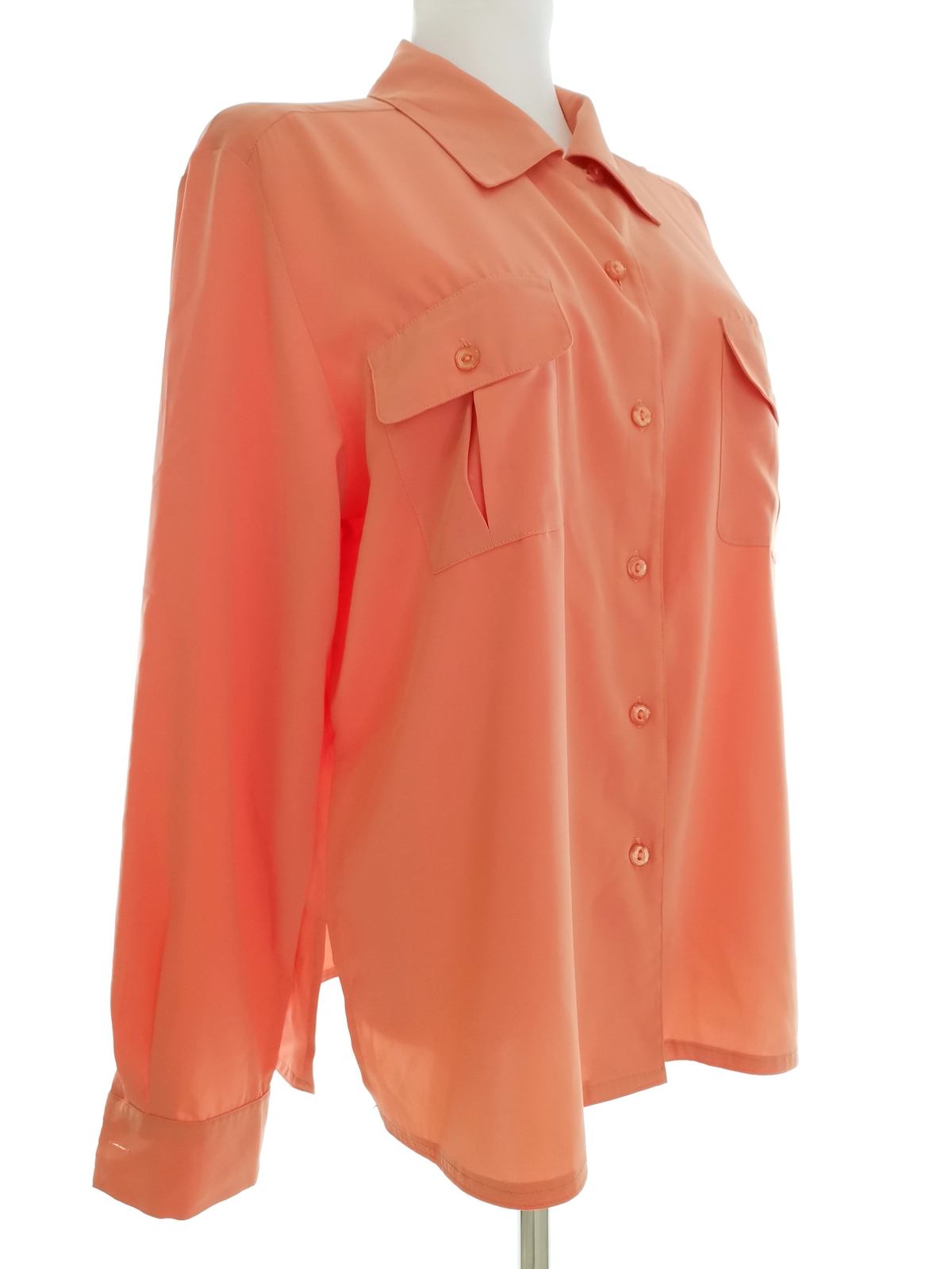 Michele Hope T. 10/12 (40/42) Rose Chemise Blouse Boutonnée Manche longue